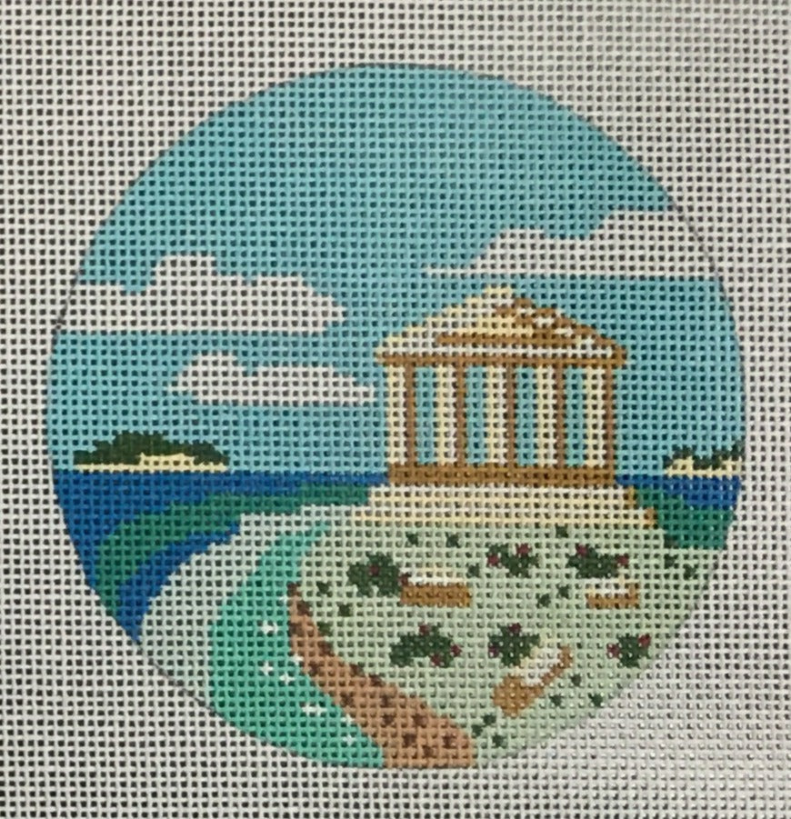 PP874AF Greece Travel Round - Parthenon