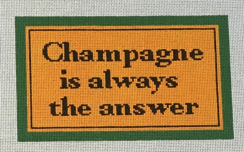 AOK83 Champagne Is Always The Answer - 18 Mesh