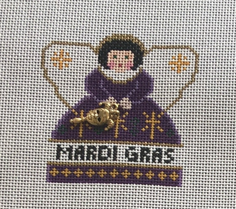 PP999BD Mardi Gras Mini Angel