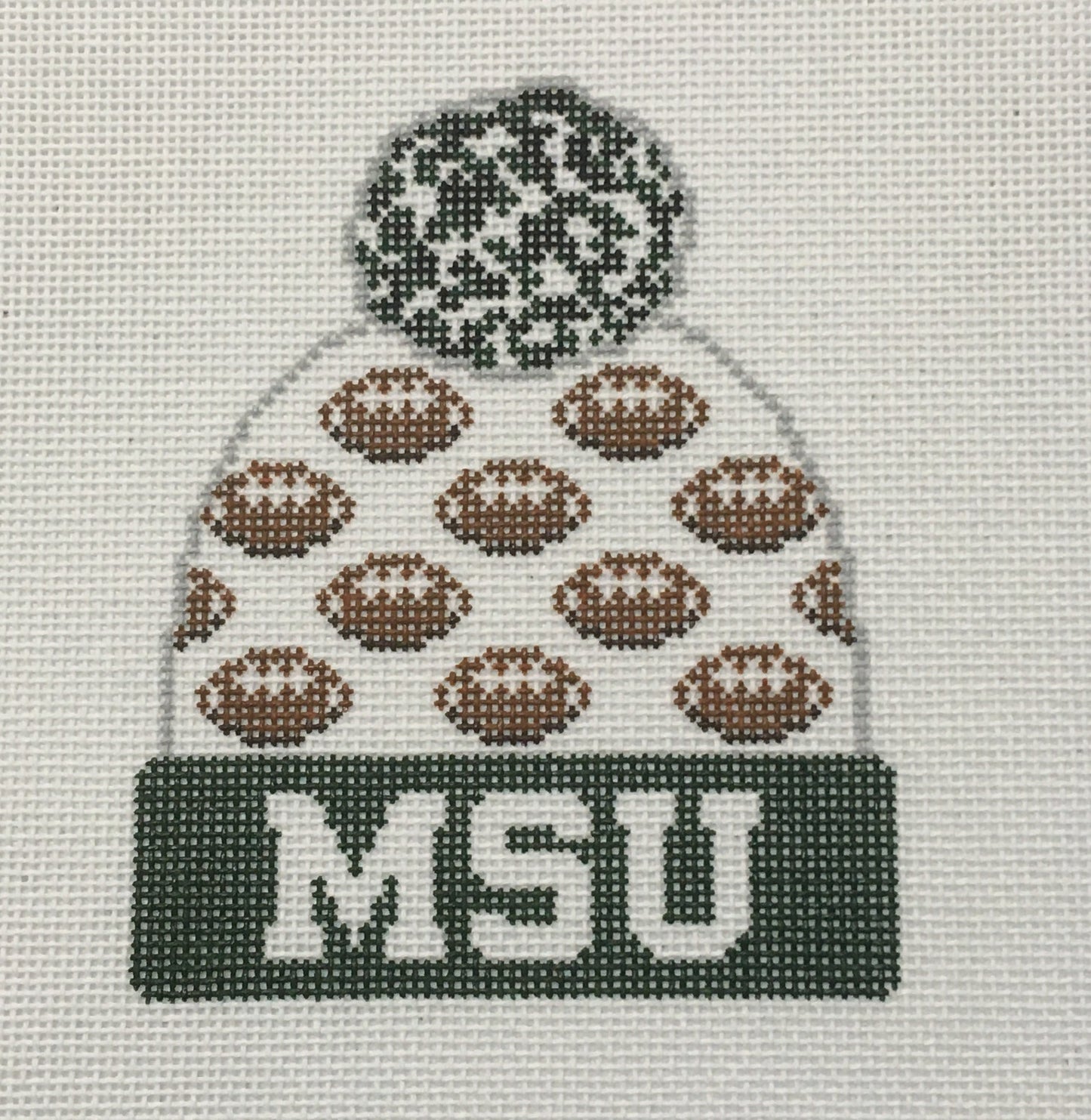 H-764 Michigan State University Football Beanie
