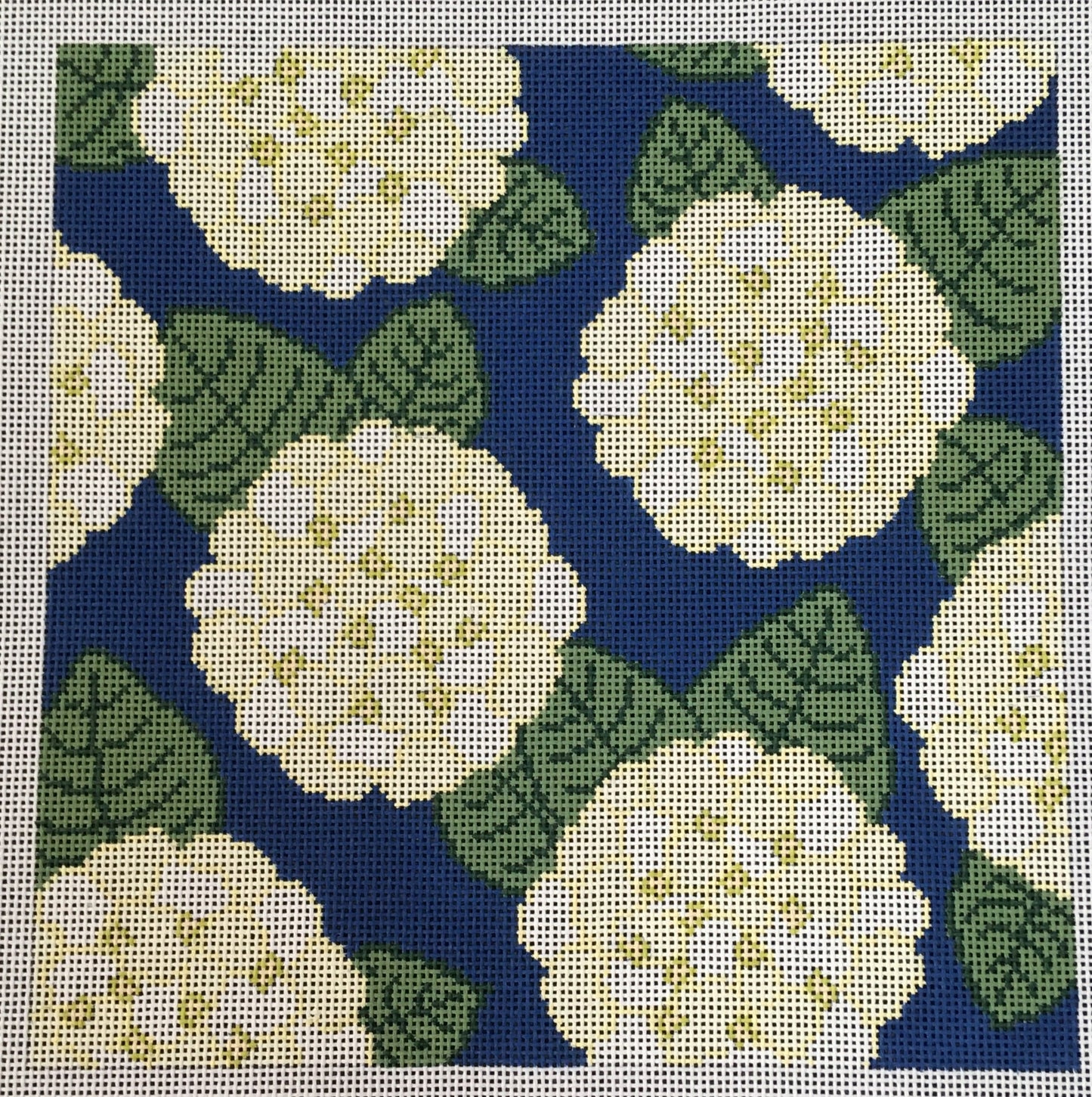 FLR102B-3 Ivory Hydrangea Pillow