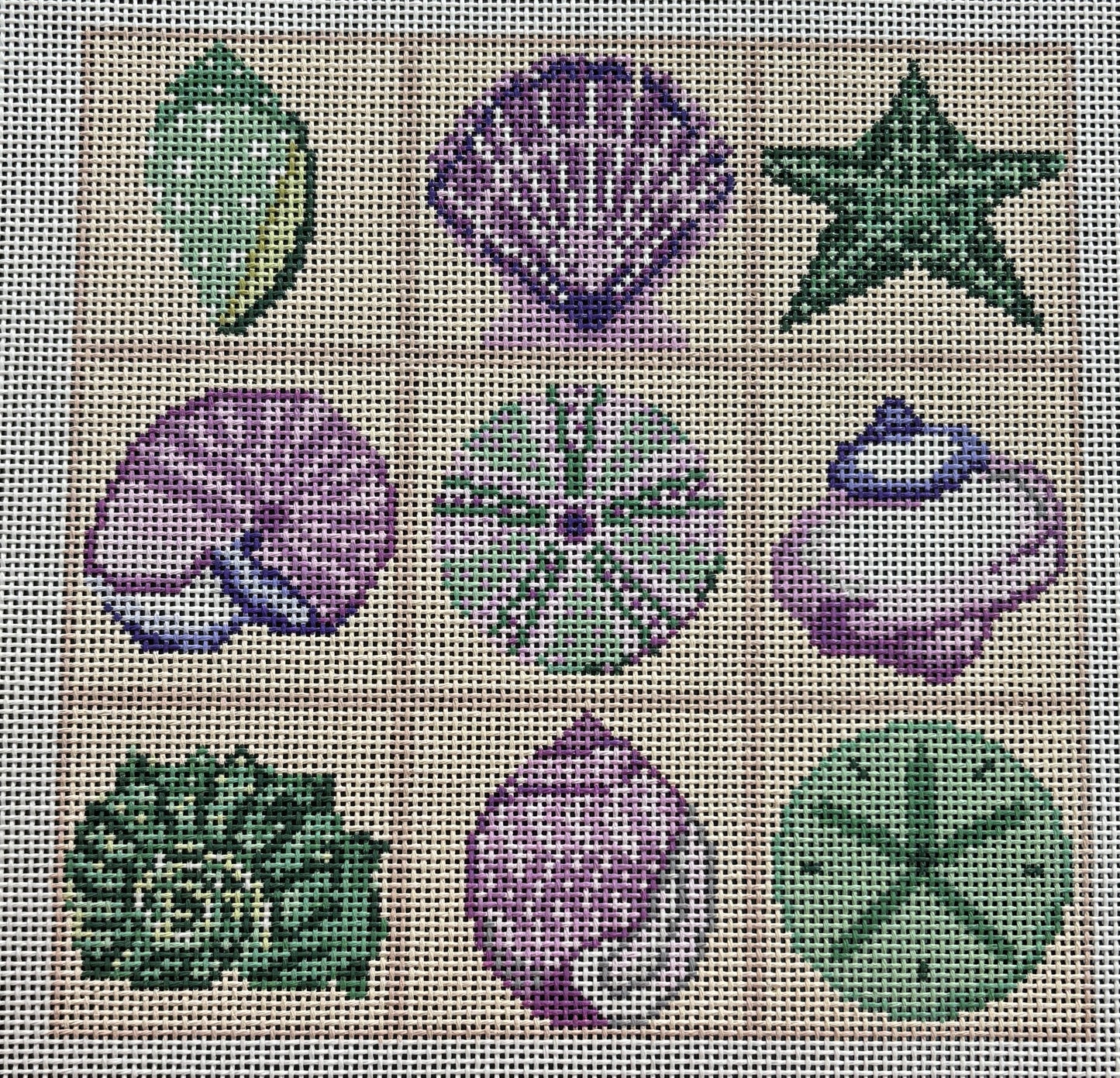 AOK172 Seashell Tic Tac Toe Board