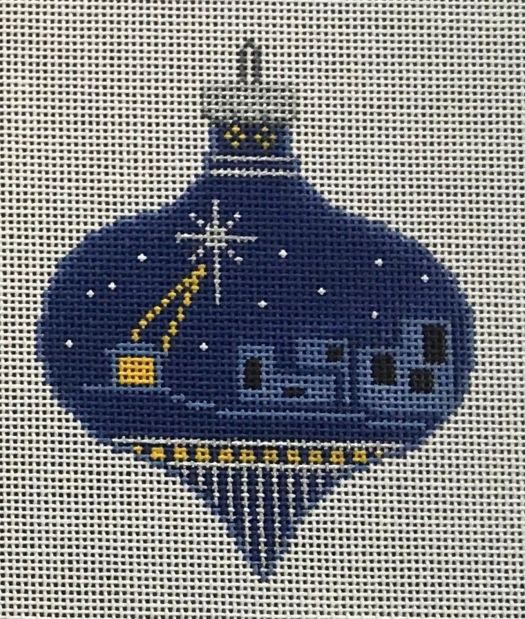 PP589AE Star of Bethlehem Teardrop Ornament