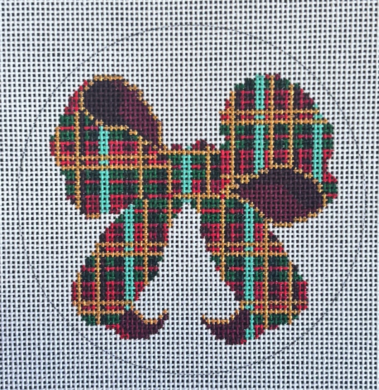 KB22A Mini Plaid Bow