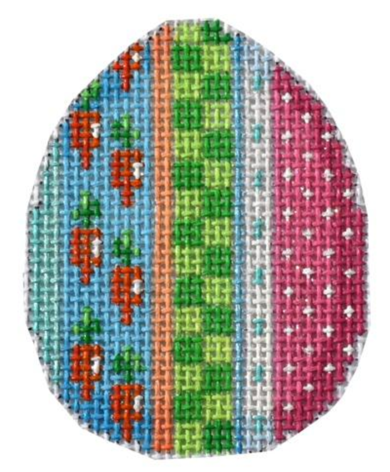 EG617 Carrots and Hop Stripe Mini Egg