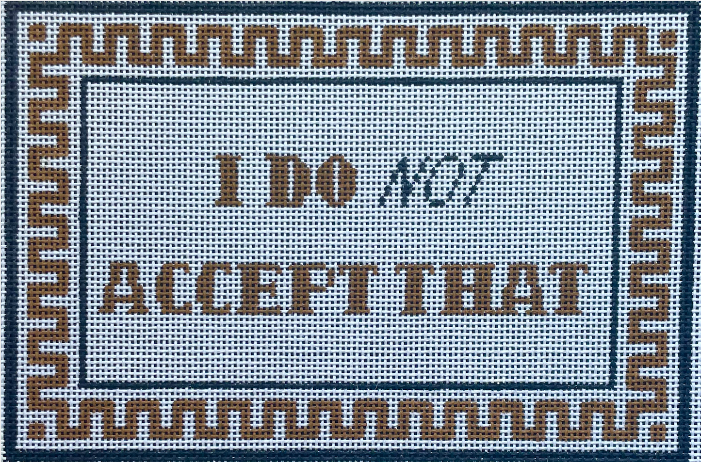 AL-136 I Do Not Accept That