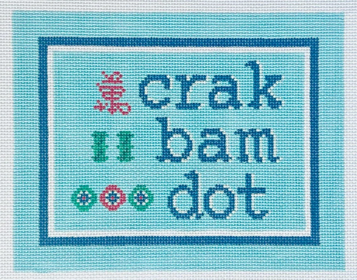 KCD4230 Crak Bam Dot Mahjong Pouch