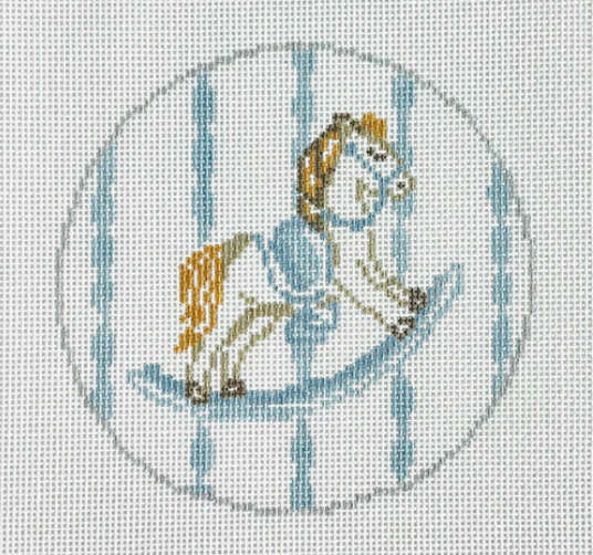 KCD2494 Blue Rocking Horse