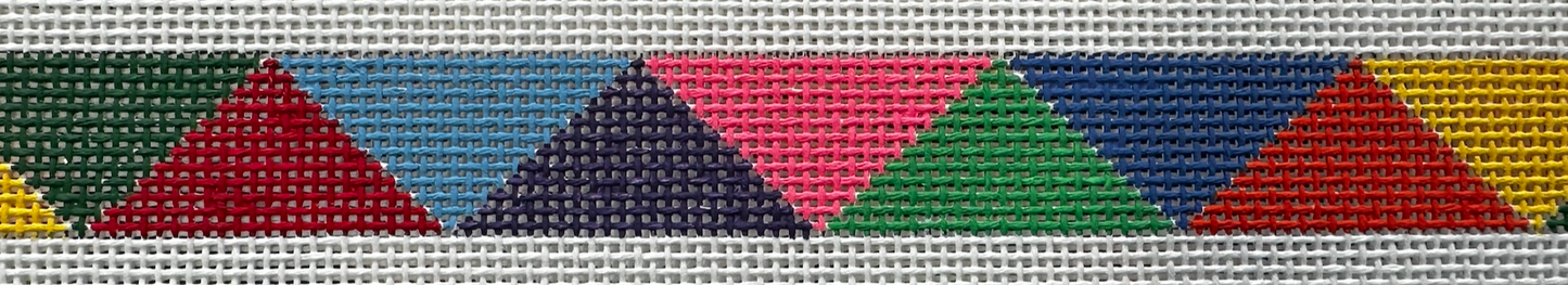 116 Colored Triangles Belt