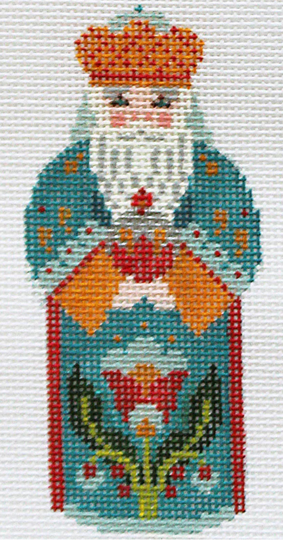 AC104 Nativity in Teal - King III with Myrrh
