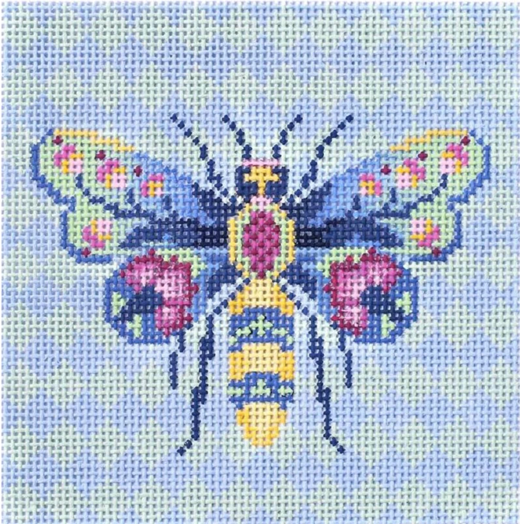 AC036 Garden Bee - Blues