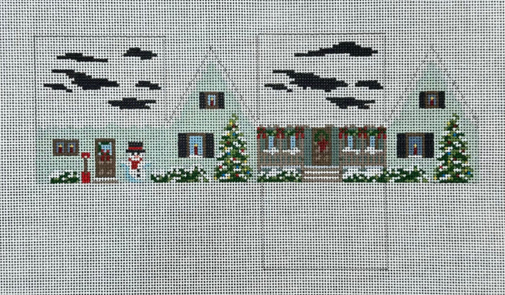 5534 Green Christmas 3D Mini House