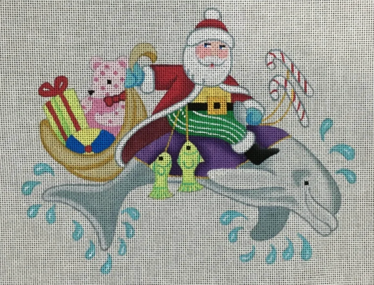B-342 Santa on Dolphin