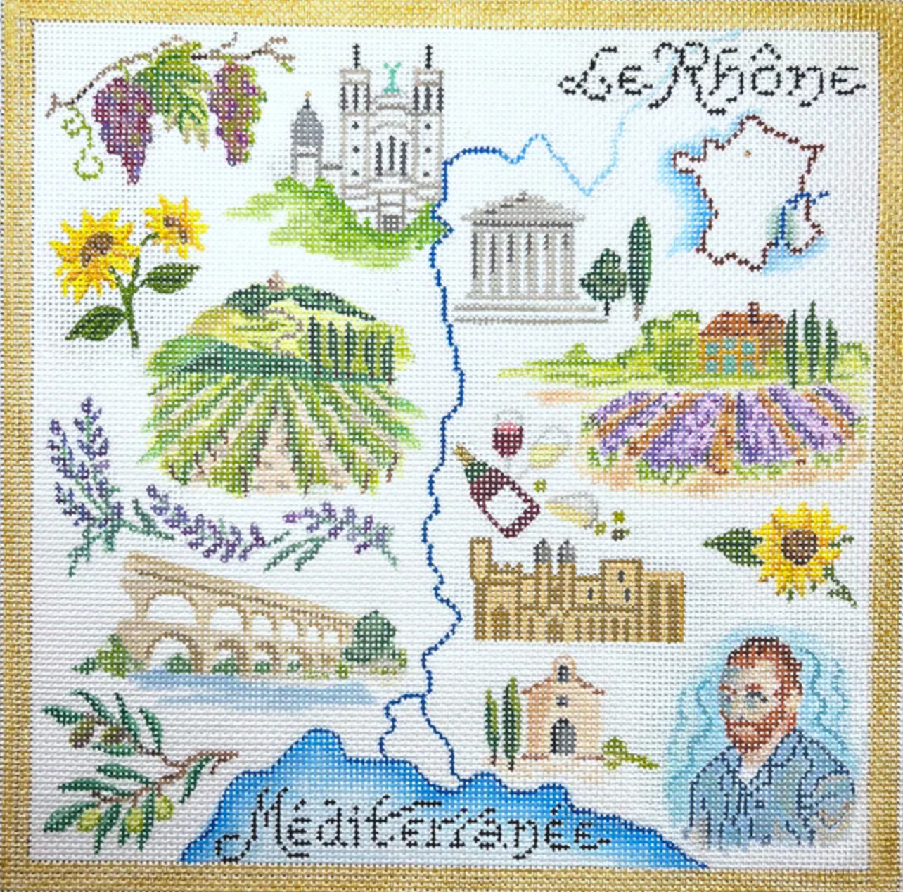 PL-563 Rhone Collage