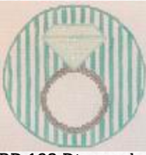 RD168 Diamond Monogram Round