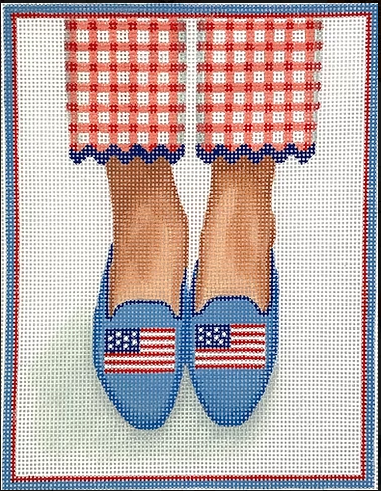 PL-477 American Flag Loafers
