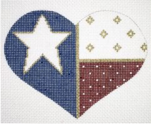 PP475TX Texas Flag Heart