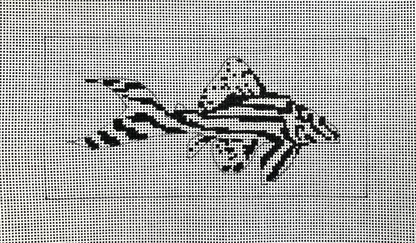 IN609 Black and White Fish Clutch Insert