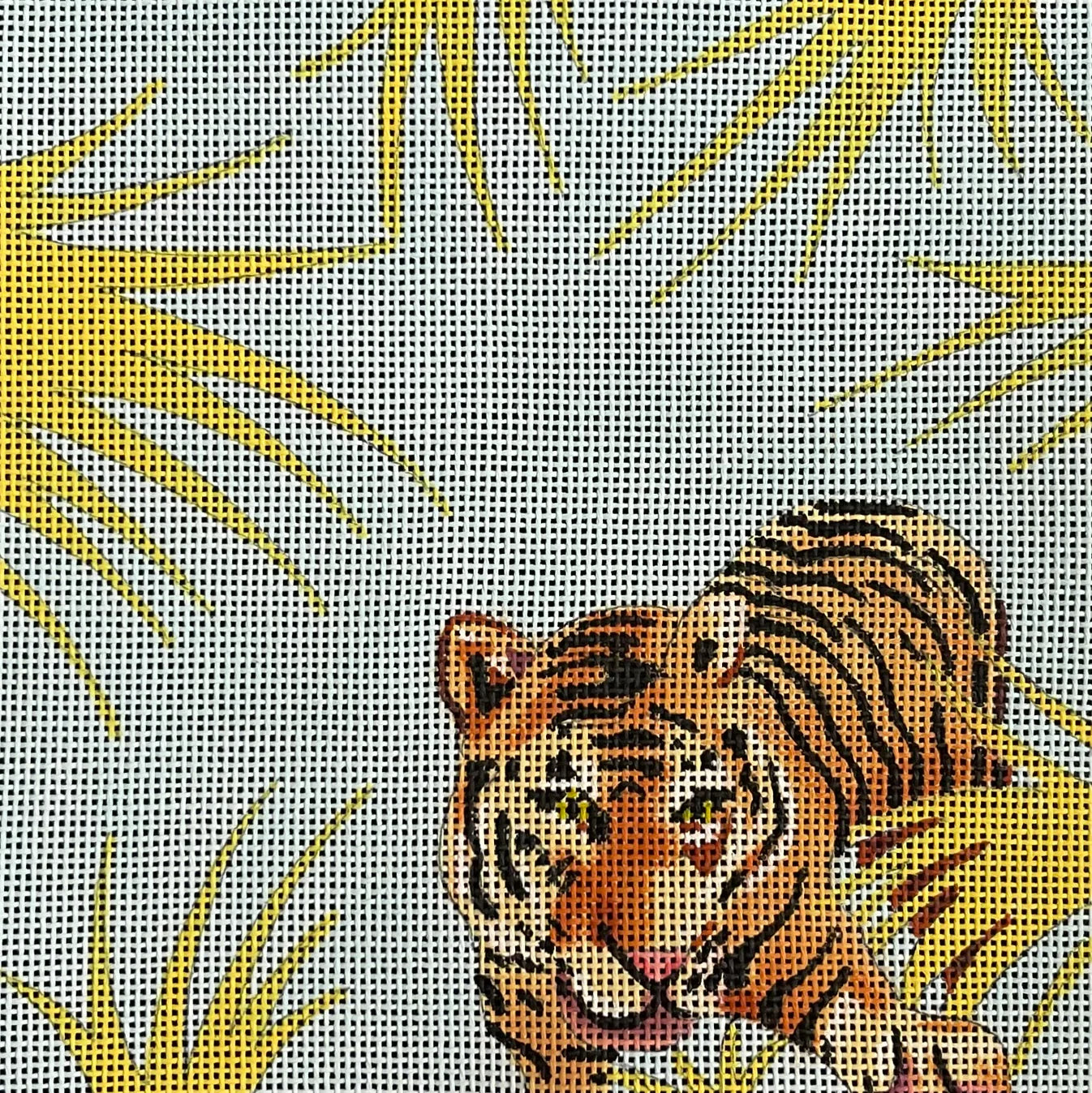 IN664 Tiger with Palms