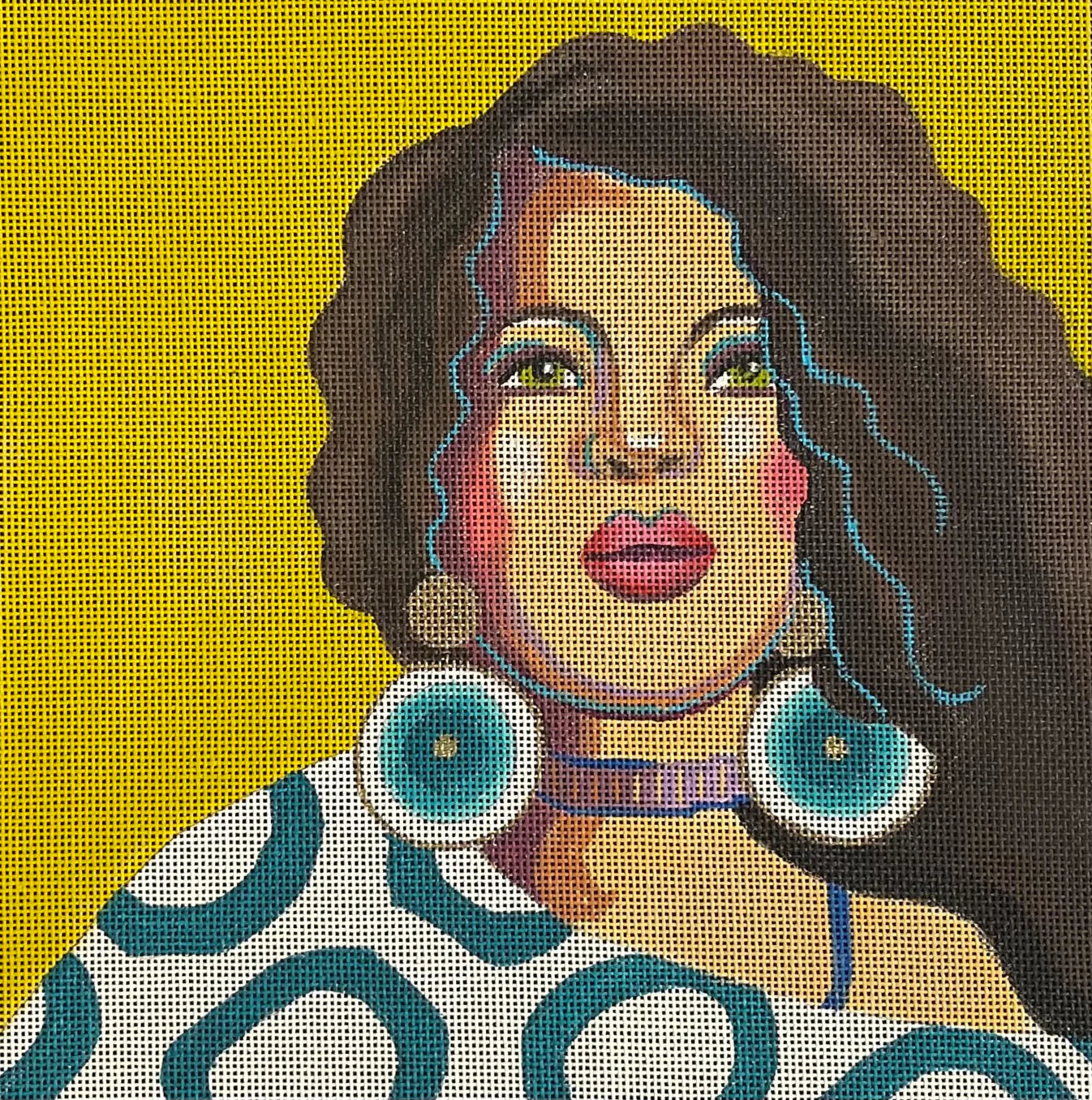 PE247 Pop of Turquoise Lady