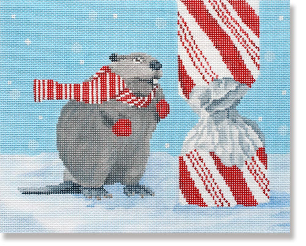 SC-PL63 Beaver with Candy Cane