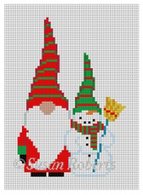 5853 Gnome with Snowman