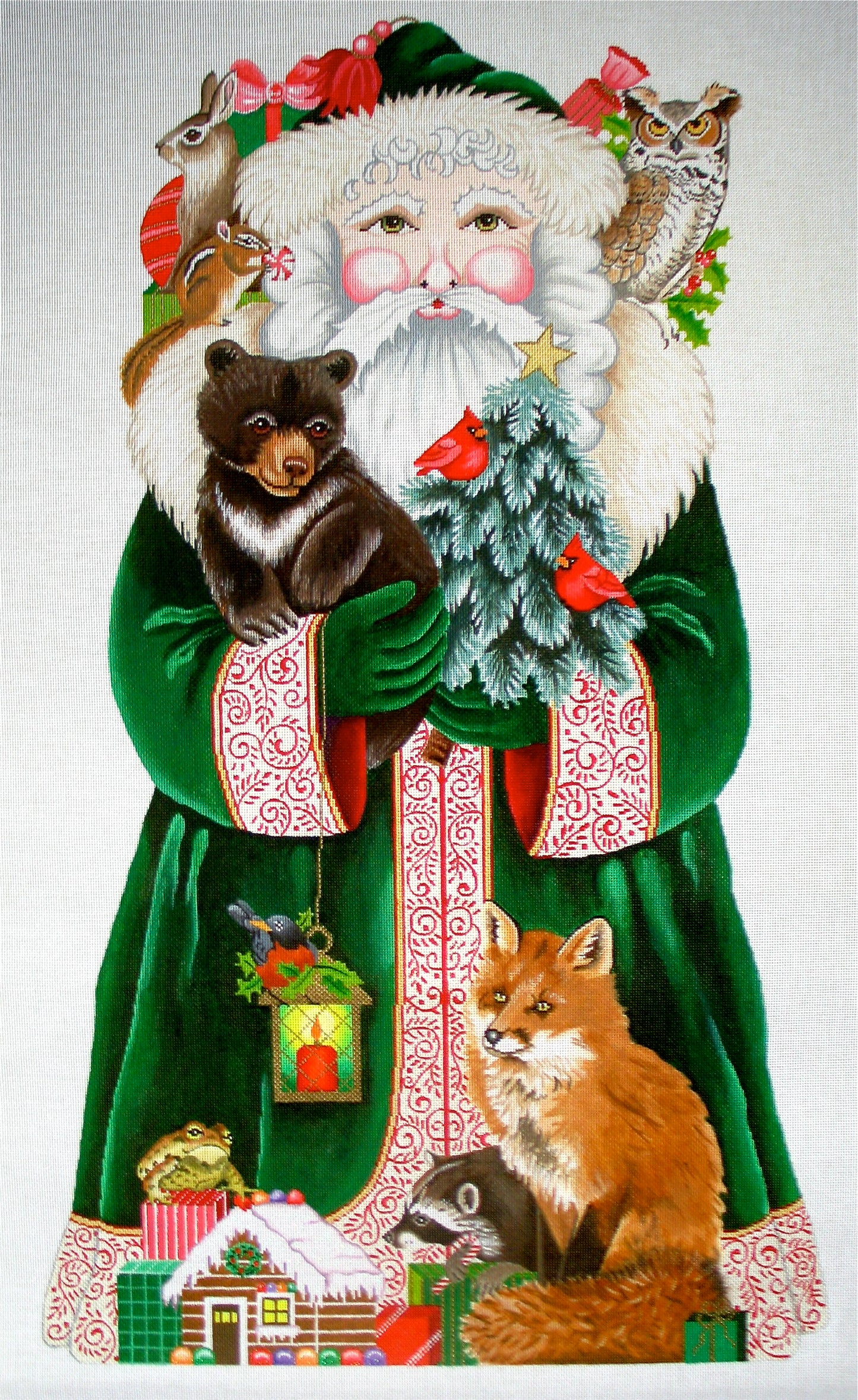 7056-13 Woodland Santa - 30"