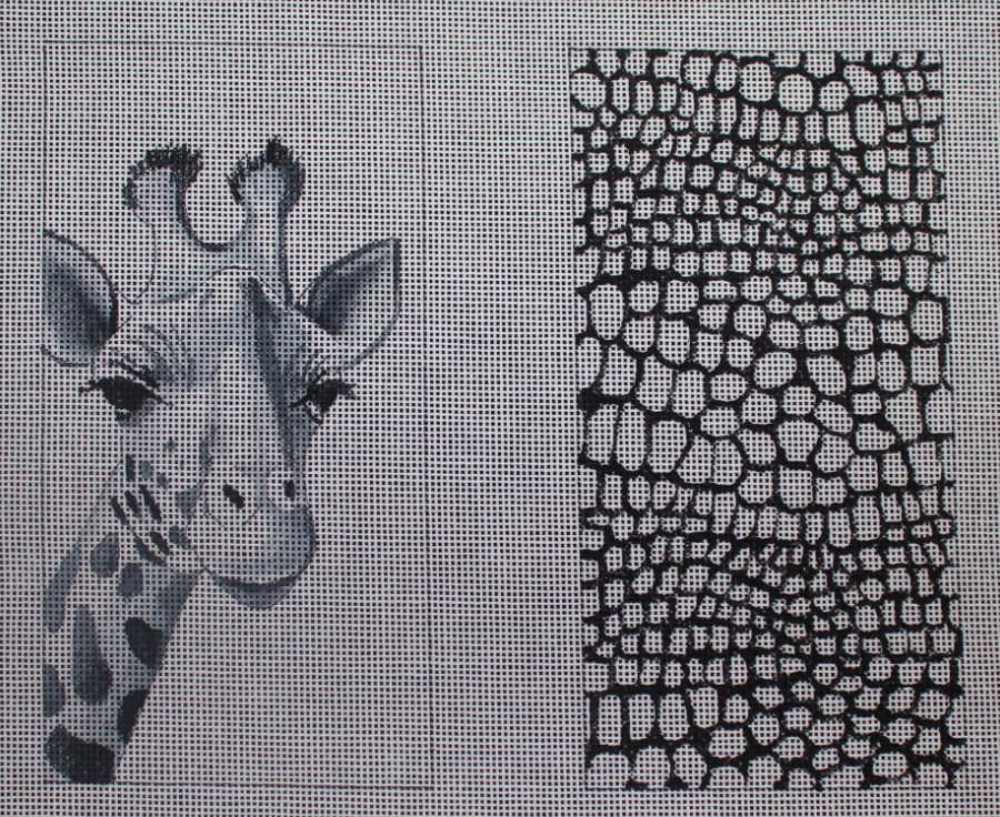 EY230 Black and White Giraffe Eyeglass Case
