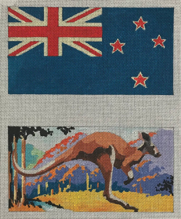 EY233 New Zealand Kangaroo Eyeglass Case