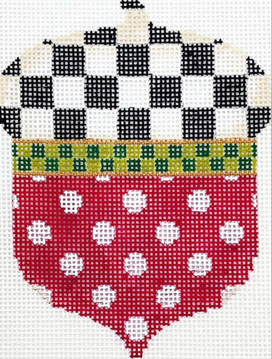 KCN1515 Christmas Checks-n-Dots Acorn