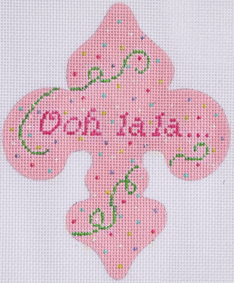 OM-197 Mini Parisian Fleur-de-lys - Ooh La La