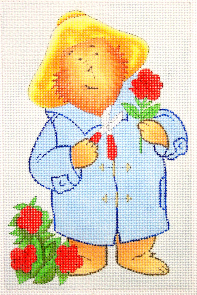 590B Paddington Bear and Roses