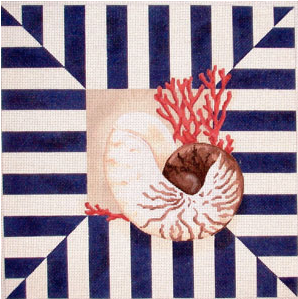 D0712 Shell and Coral Stripes