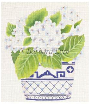 BE1450 Hydrangea in Willowware