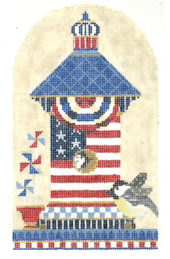 KBH25 Patriotic Chickadee House