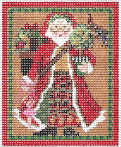 KCN1129 Santa and Partridge - 18 Mesh