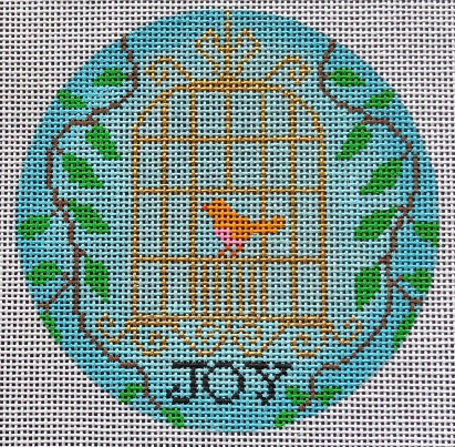 N128A Spring Sentiments - Joy Birdcage