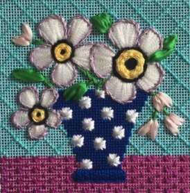 AL-C03SG White Mod Flowers Stitch Guide