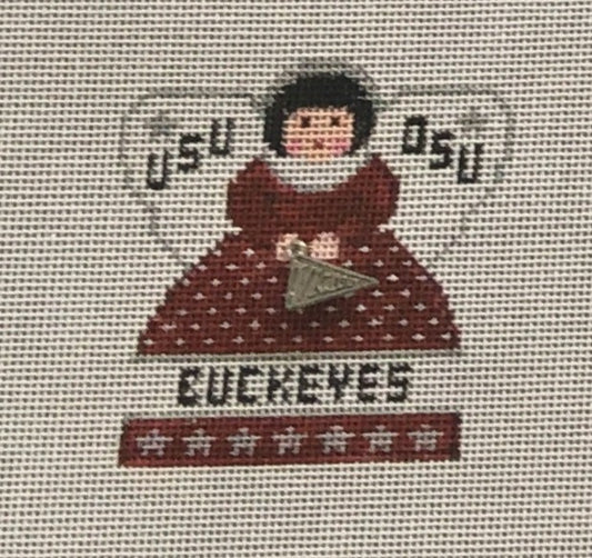 PP999U-OH01 Ohio State Buckeyes Mini Angel