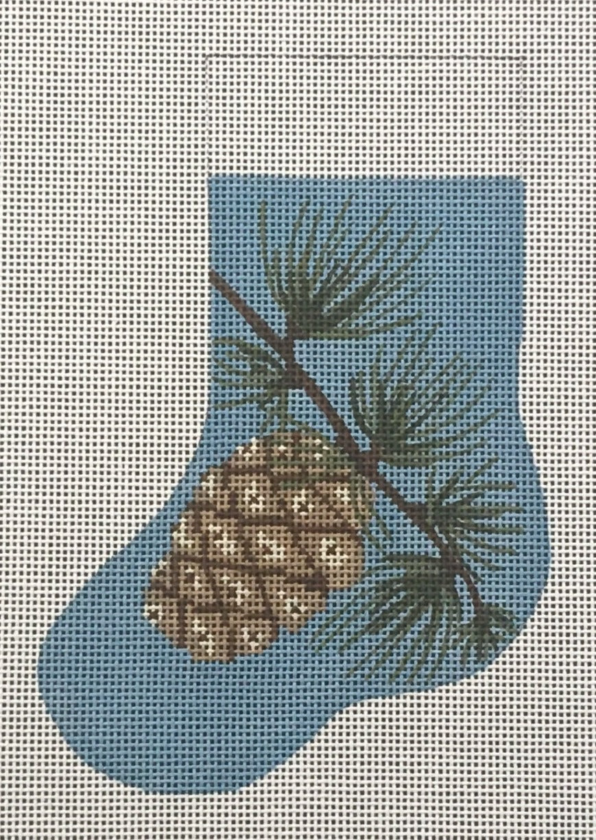 STK105 Pinecone Mini Stocking