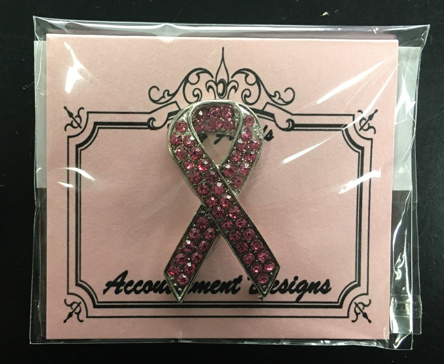 Crystal Pink Ribbon Needle Minder Magnet