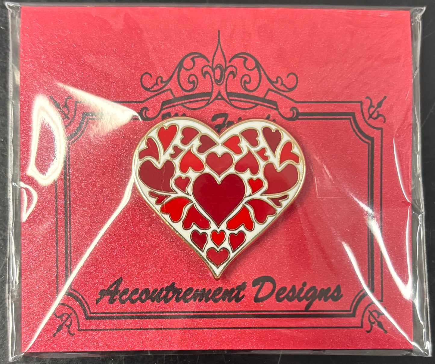 Red Hearts Needle Minder Magnet