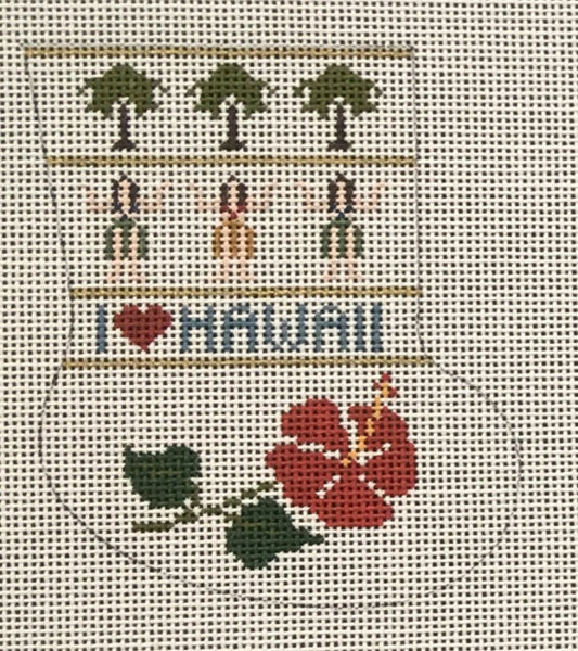 PT-357HI I Love Hawaii Mini Sock
