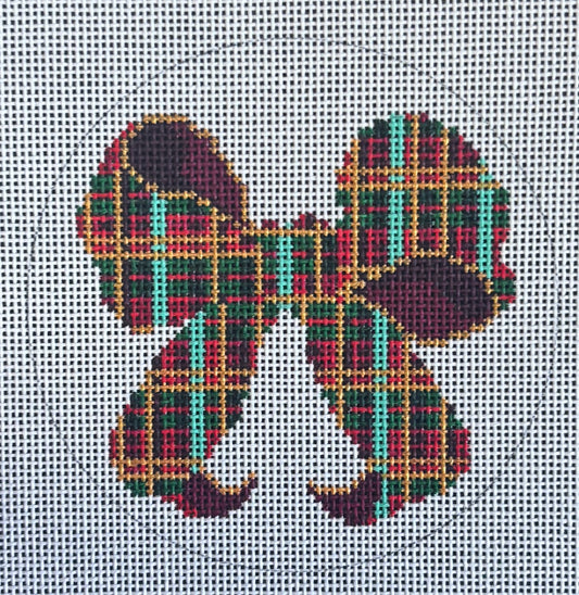 KB22A Mini Plaid Bow