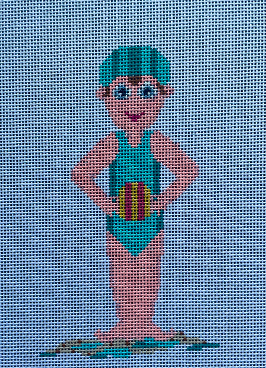 DD2338 Big Kid Girl at the Beach
