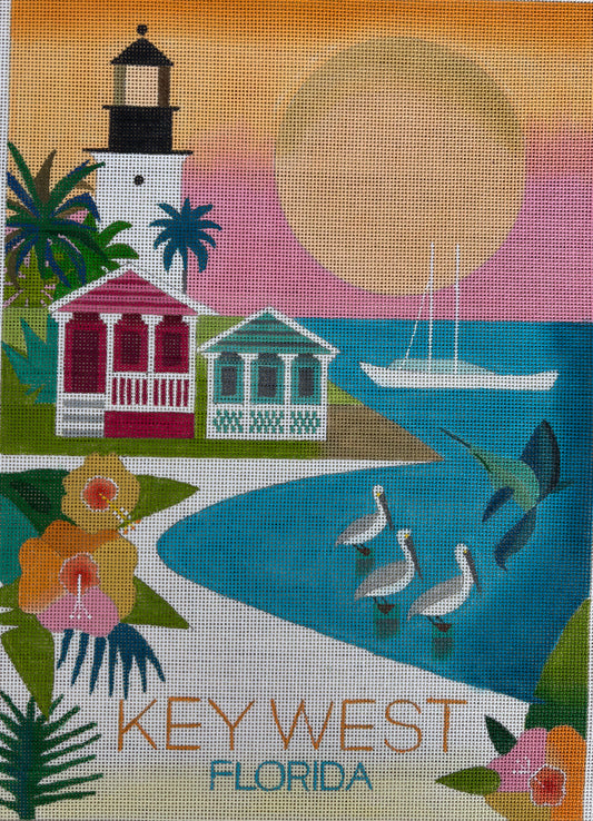 MO-US25 Key West Travel Poster