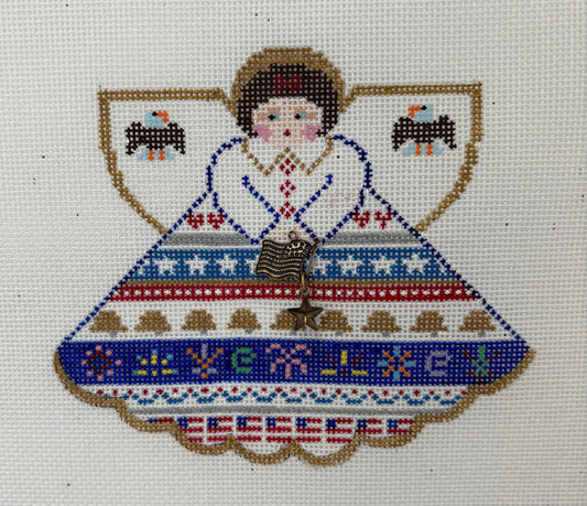 PP996LP Patriotic Stripe Angel