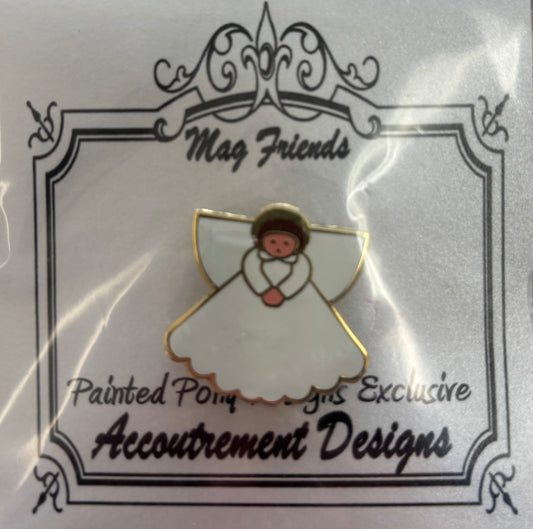 XS-NM-EN01 Angel Needle Minder Magnet - White