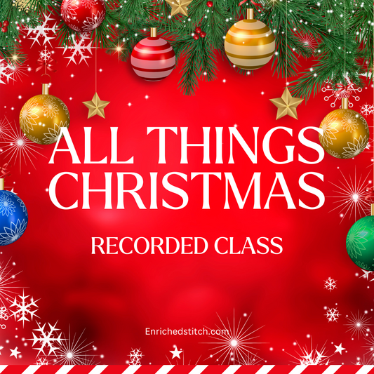 All Things Christmas Recorded Class