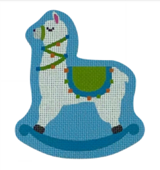 BB18 Rocking Llama - Blue